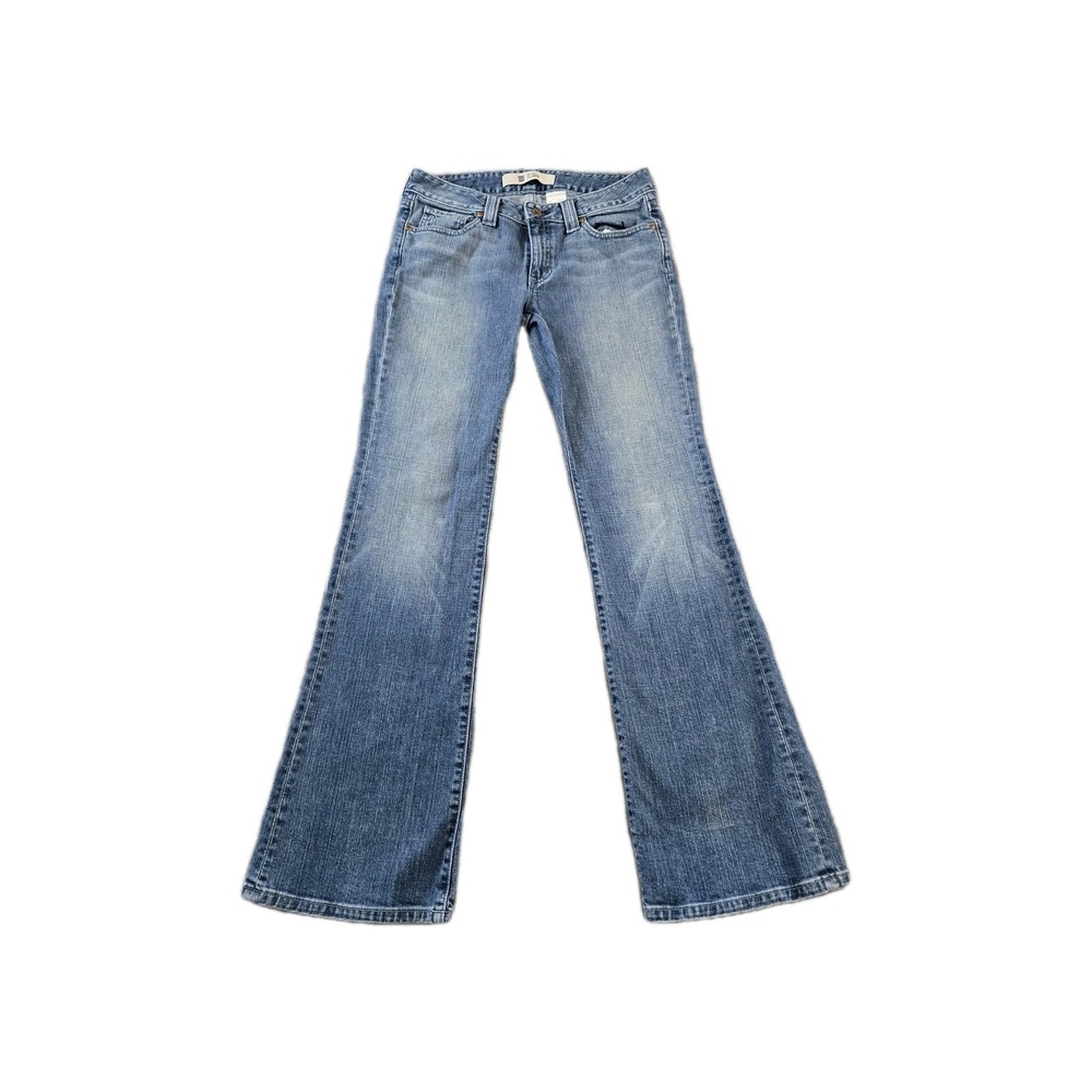 VTG Gap Women's Curvy‎ Flare Denim Jeans Mid Rise Stretch 30" X 32" Size 6